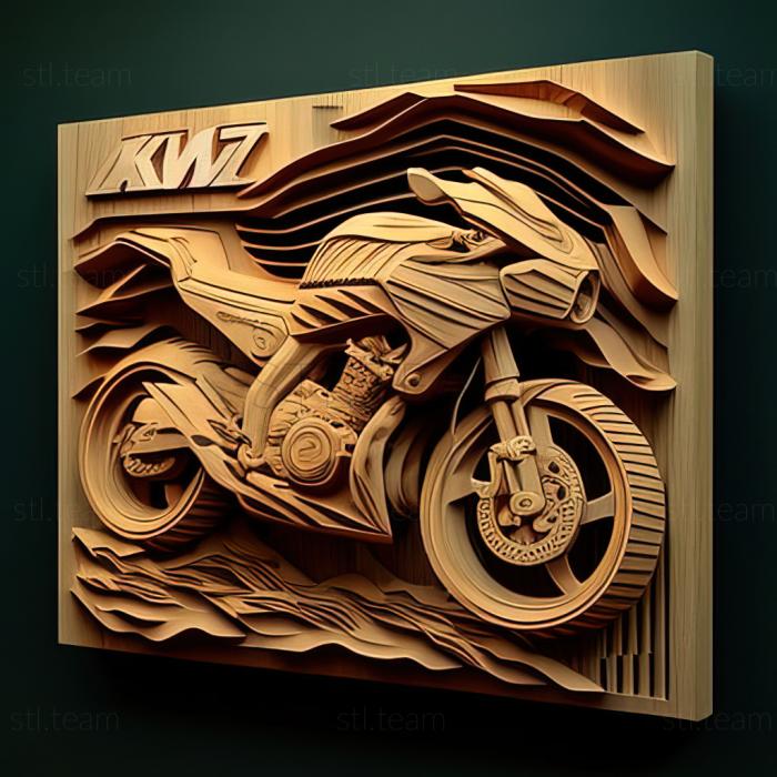 3D model Kawasaki Z250 (STL)